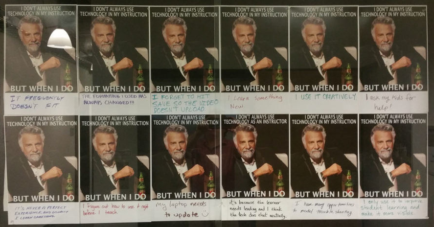 meme posters on wall