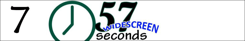 Section 7 of portfolio. "57 Second Widescreen" logo for the videos.